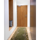 Pouff CILINDRU 50 x 50 x 50 cm suport pentru picioare Boho, romburi 22297, pentru șezut galben / crema
