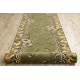Pouff CILINDRU 50 x 50 x 50 cm suport pentru picioare Boho, romburi 22297, pentru șezut galben / crema