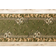 Pouff CILINDRU 50 x 50 x 50 cm suport pentru picioare Boho, romburi 22297, pentru șezut galben / crema