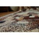 Taburet WALEC 50 x 50 x 50 cm Boho, cikcak 22321 Sedací kostka, béžový / krémový