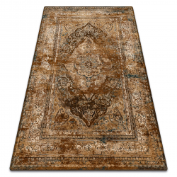 Wool carpet SUPERIOR NURI cognac