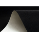 Löpare anti-halk RUMBA tuggummi enfärgad svart 60 cm