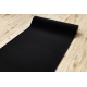 Runner anti-slip RUMBA single colour gum black 80 cm