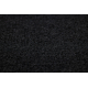 Δρομέας αντιολισθητικό RUMBA ενιαίο χρώμα κόμμι μαύρο 120 cm