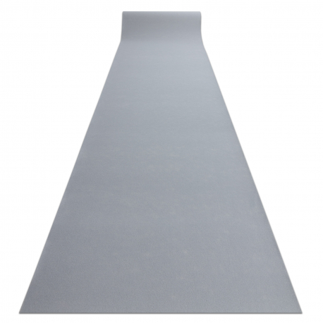 Chodnik RUMBA podgumowany, jednokolorowy szary 70 cm