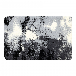 LINDO tapete lavável moderno creme, antiderrapante, pelúcia