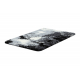 Koupelnový koberec ABSTRACT Abstrakce pogumovaný, měkký - šedá