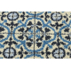 Bathroom rug CERAMIC lisbon tiles, antiskli soft - grå