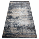 Moderní koberec OHIO CB10A beton - Strukturální, dvě vrstvy rouna, krém / modrý