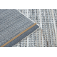 Modern OHIO CF50A Teppich melange - Strukturell zwei Ebenen aus Vlies creme / beige