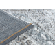Tappeto OHIO Z431A telaio, ornamento Structural due livelli di pile crema / grigio 