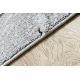 Carpet SEVILLA Z791C mosaic grey / white Fringe Berber Moroccan shaggy