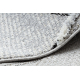 Χαλί SEVILLA Z791C ψηφιδωτό γκρι / λευκό Φράντζα Βερβερικές Μαροκινό δασύτριχος