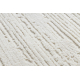 Килим SEVILLA AC53B смужки білі Берберський Марокканський бахромою волохатий