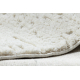 Tappeto SEVILLA AC53B strisce bianca Frange berbero marocchino shaggy