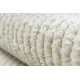 Χαλί SEVILLA PC00B λωρίδες λευκό Φράντζα Βερβερικές Μαροκινό δασύτριχος