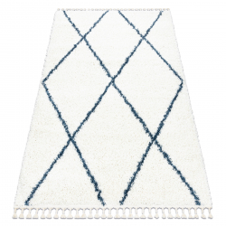 Pouffe ЦИЛИНДЪР 50 x 50 x 50 cm Boho, зигзаг 22329 подложка за крака, за седнал тъмно бежов / крем