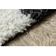 Carpet UNION 4079 Stripes grey / cream Fringe Berber Moroccan shaggy