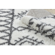 Carpet UNION 3481 Zigzag cream / grey Fringe Berber Moroccan shaggy