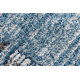 модерен килим BELLE BF13C син / бежов ресни 