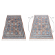 Modern carpet BELLE BG60A brown / pink Fringe