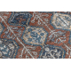 Modern carpet BELLE BG60A brown / pink Fringe