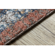 Moderný koberec BELLE BG60A hnedý / ružový strapce