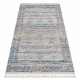 Modern carpet BELLE BN25A beige / blue Fringe