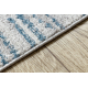 модерен килим BELLE BR22A бежов / син ресни 