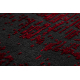 Σύγχρονο JAVA χαλί 1523 Πλαίσιο κόκκινο / ελεφαντόδοντο