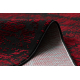 Moderní koberec JAVA 1523 Rám červený / slonová kost