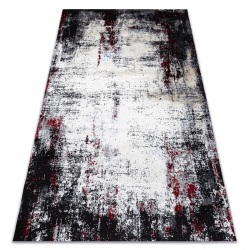 Tapis JAVA moderne 1544 Abstraction ivoire / rouge