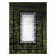 Moderný koberec JAVA 1523 Rám zelená / farba slonoviny