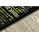 модерен JAVA килим 1523 кадър зелен / слонова кост