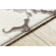 килим CORE 247A Орнамент Вінтаж - структурні, два рівні флісу, вершковий / коричневий
