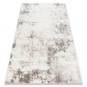 Carpet CORE A002 Abstraction - structural, two levels of fleece, ivory / beige