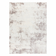 Tapijt CORE 002A Abstraction - structureel, twee lagen vlies, ivoor / beige 