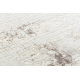 Kilimas CORE 002A Abstrakcijos vintažas - Struktūrinis, dviejų sluoksnių vilna, dramblio kaulo / smėlio spalvos 