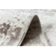 Alfombra CORE 002A Abstracción - estructural, dos niveles de vellón, marfil / beige