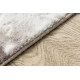 килим CORE 1818 геометричен - структурно, две нива на руно, слонова кост / бял