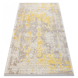 Matto CORE 3807 Koriste Vintage - rakenteellinen, kaksi kerrosta fleeceä, beige / kulta-