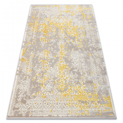 Teppich CORE 3807 Ornament Vintage - Strukturell, zwei Ebenen aus Vlies, beige / gold