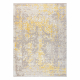 Alfombra CORE 3807 Ornamento Vintage - estructural, dos niveles de vellón, beige / oro
