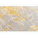 Teppe CORE 3807 Ornament Årgang - strukturell, to nivåer av fleece, beige / gull