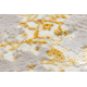 Kilimas CORE 3807 Ornamentas Senovinis - Struktūrinis, dviejų sluoksnių vilna, smėlio spalvos / auksas