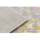 Teppe CORE 3807 Ornament Årgang - strukturell, to nivåer av fleece, beige / gull