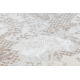 Kilimas CORE 3824 Ornamentas Senovinis - Struktūrinis, dviejų sluoksnių vilna, kremastaas / rudas
