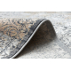 Tapete LUCE 80 moderno Ornamento vintage - Structural cinzento / mostarda