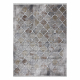 Moderný koberec LUCE 75 vzor Marocký ďatelina vintage - Štrukturálny sivá / horčica