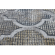 Moderný koberec LUCE 75 vzor Marocký ďatelina vintage - Štrukturálny sivá / horčica